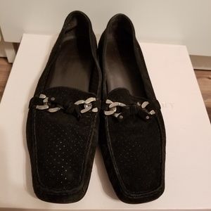 Stuart Weitzman Suede Driving Flats